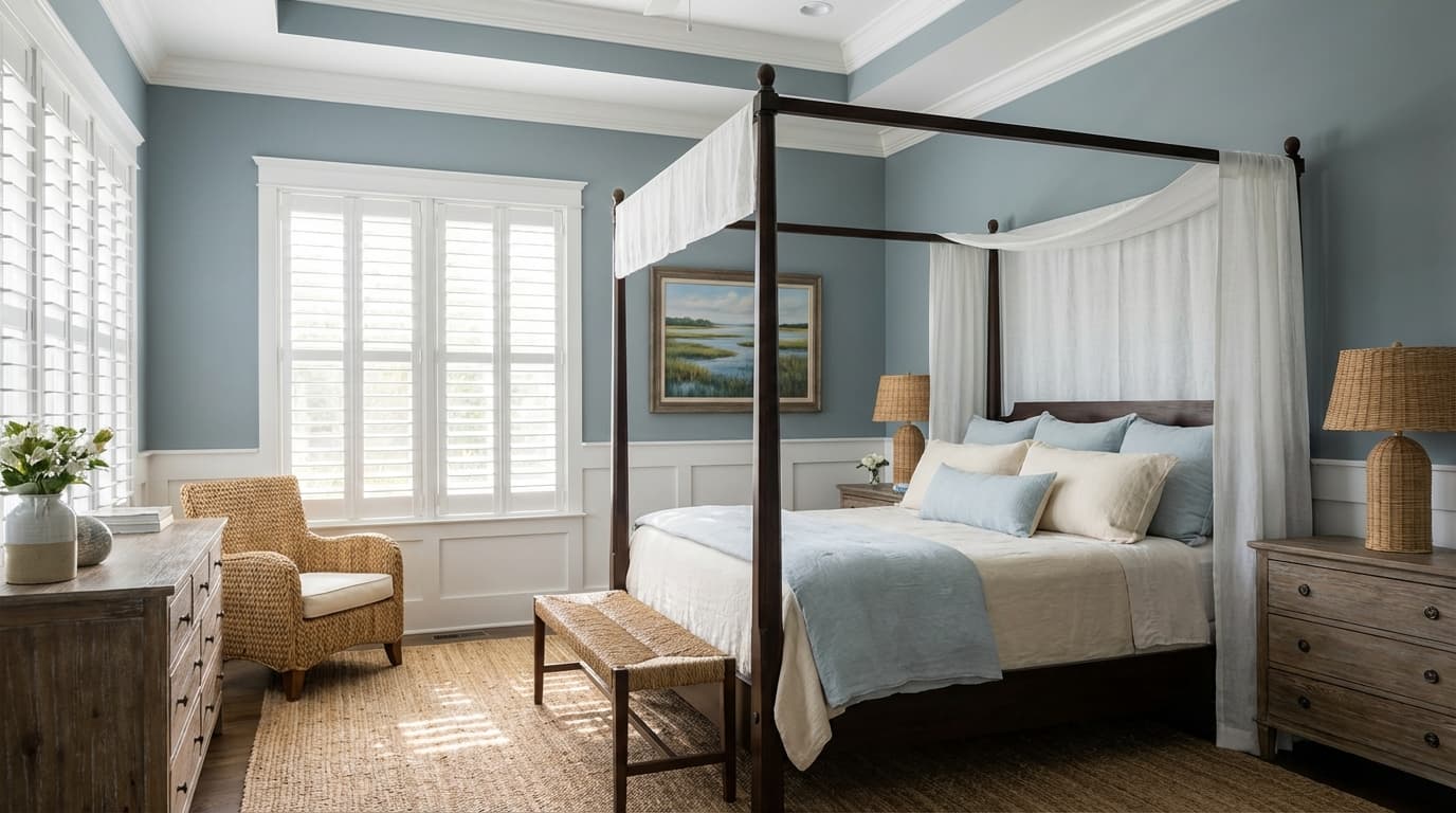 Hilton Head master suite painting